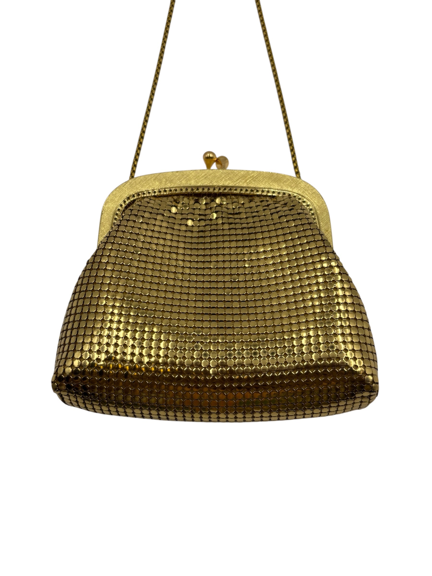 Vintage Gold Mesh Bag