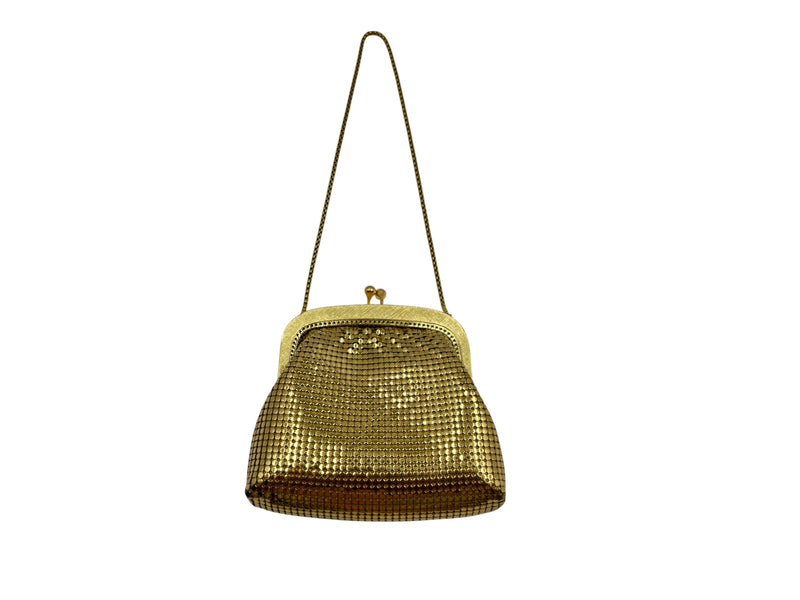 Vintage Gold Mesh Bag