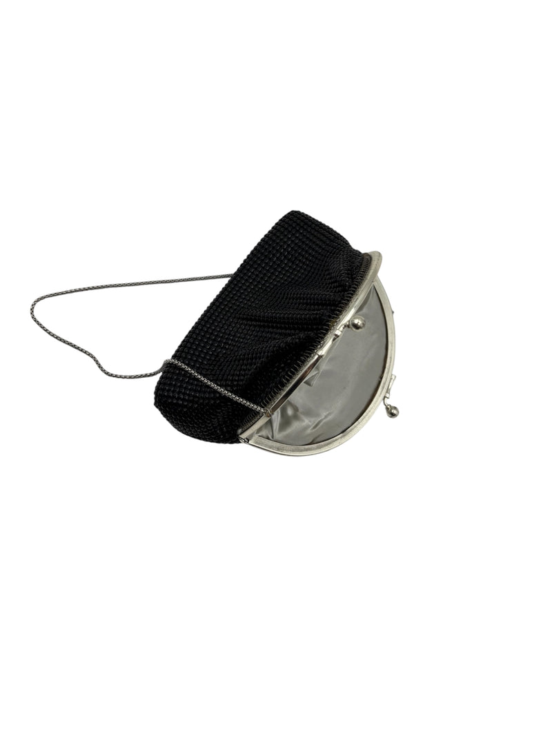 Vintage Black Mesh Bag