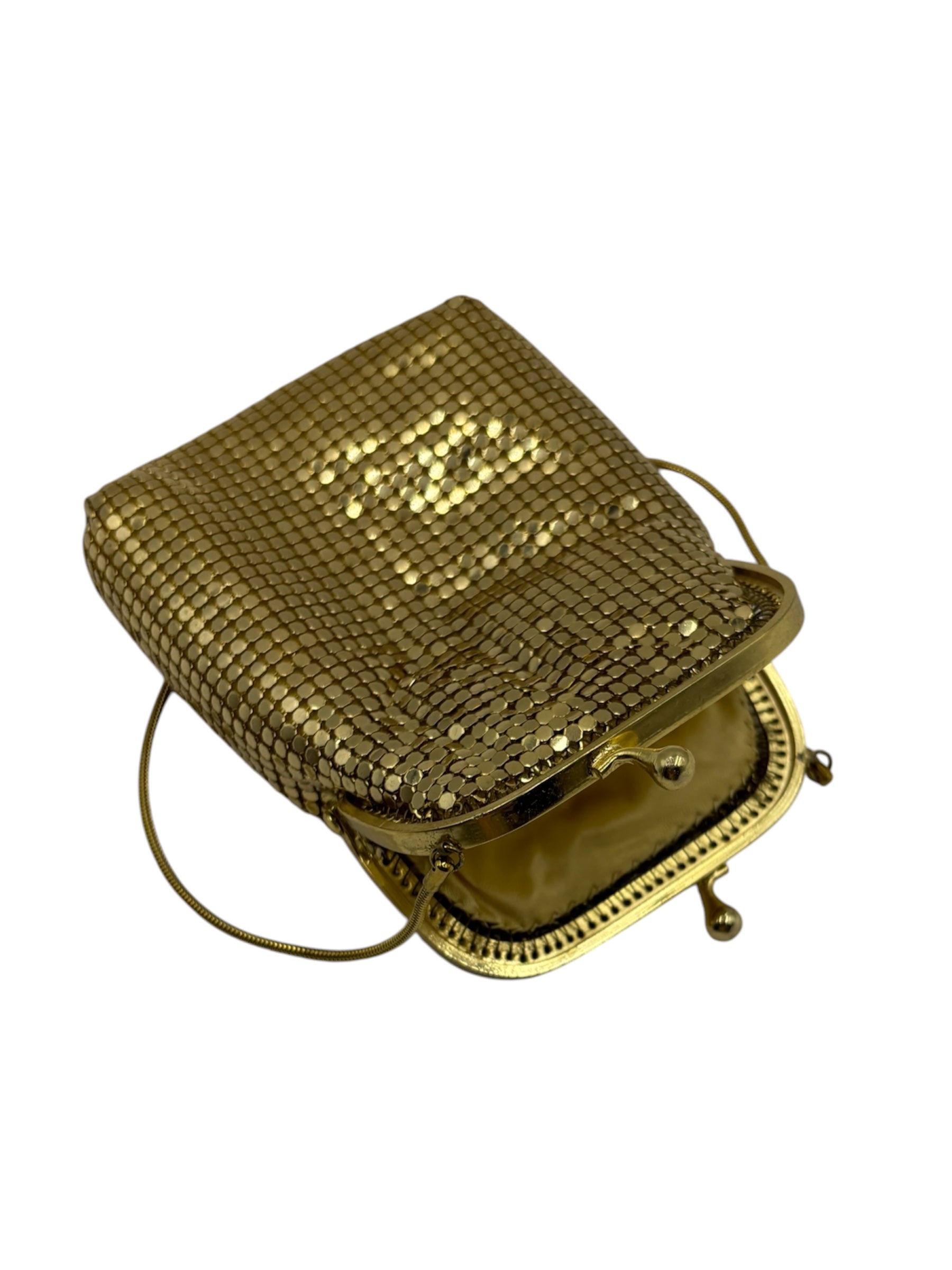 Vintage Gold Mesh Bag