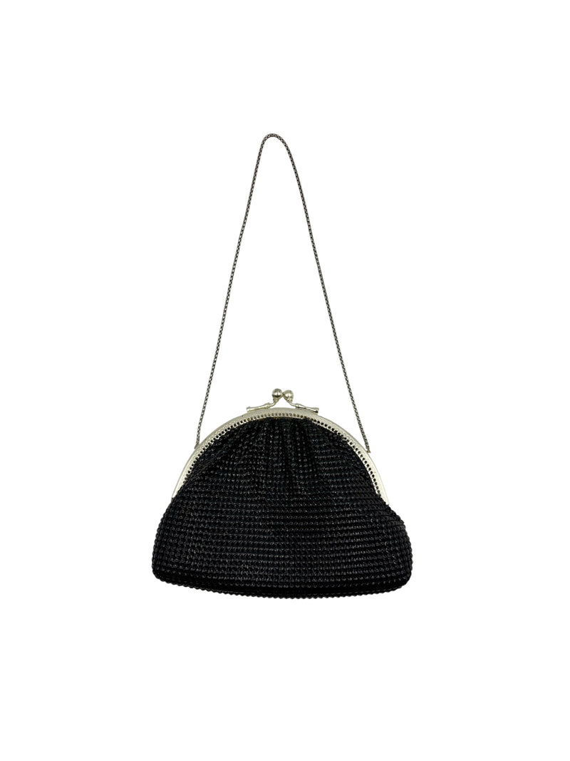 Vintage Black Mesh Bag