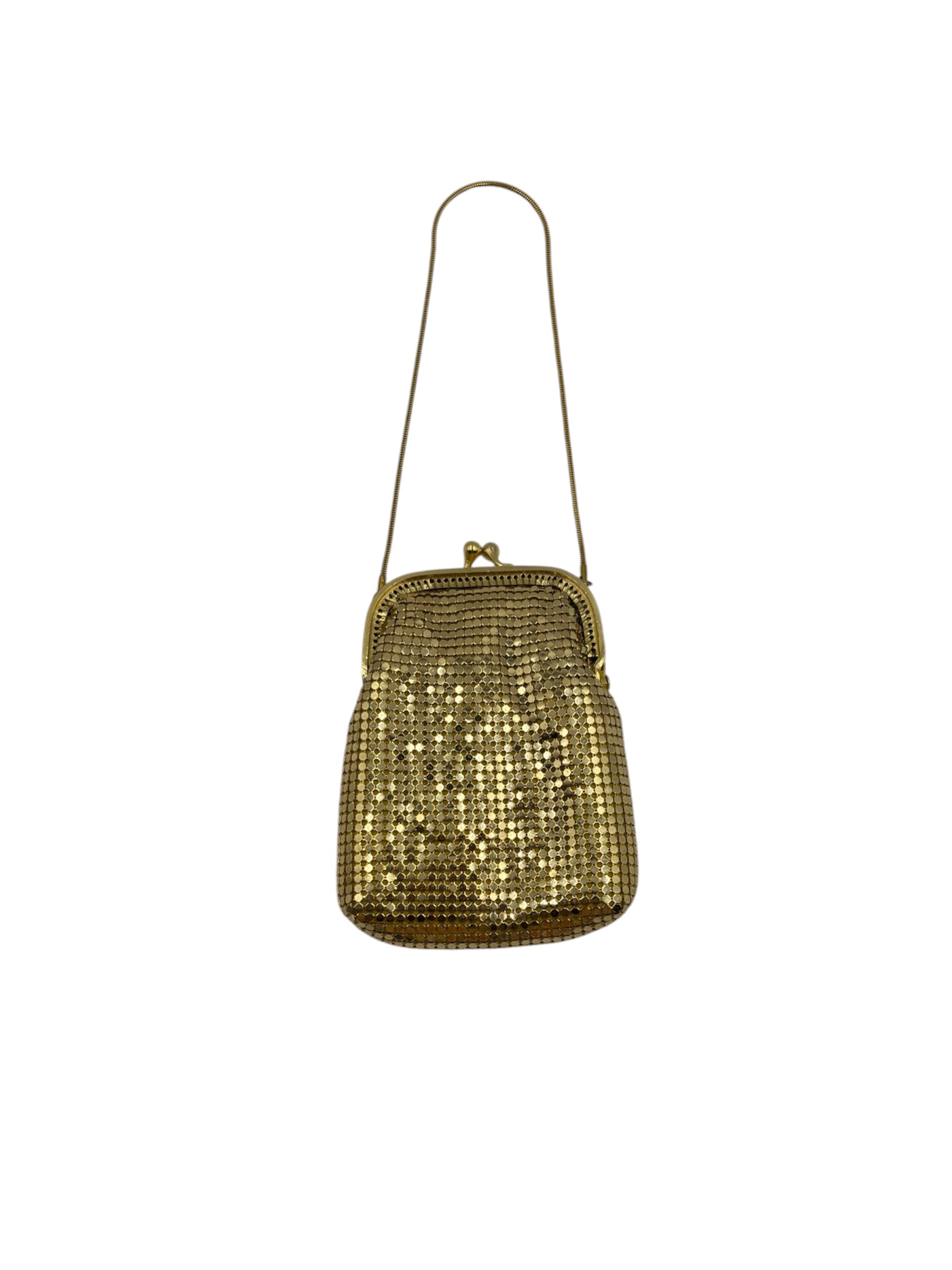 Vintage Gold Mesh Bag