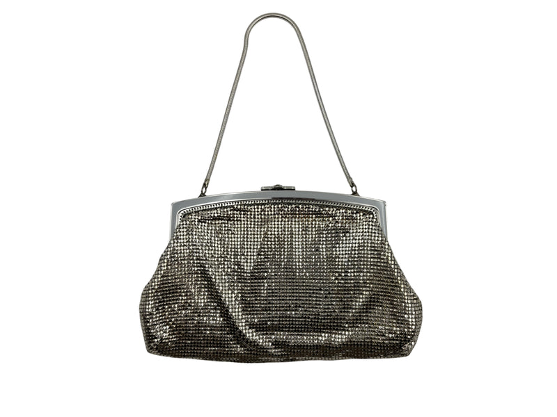 Vintage Silver Mesh Bag
