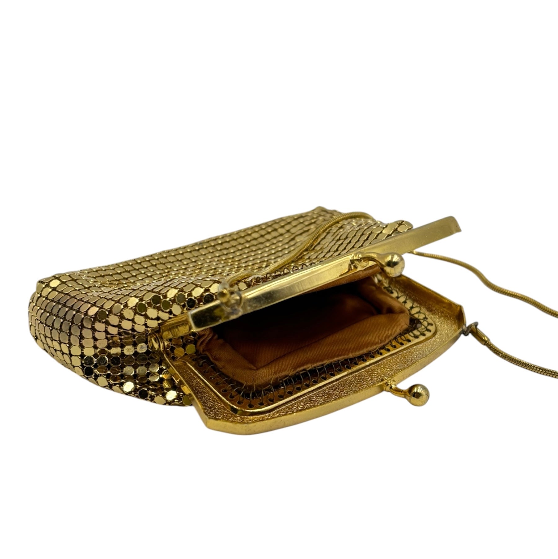 Vintage Gold Mesh Bag