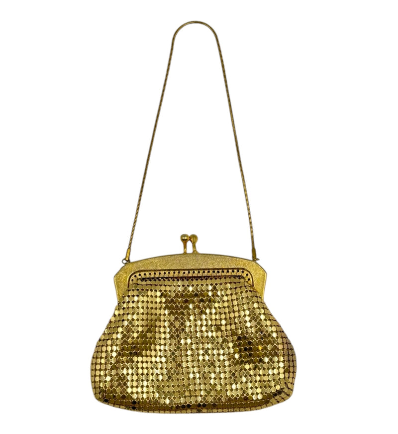 Vintage Gold Mesh Bag
