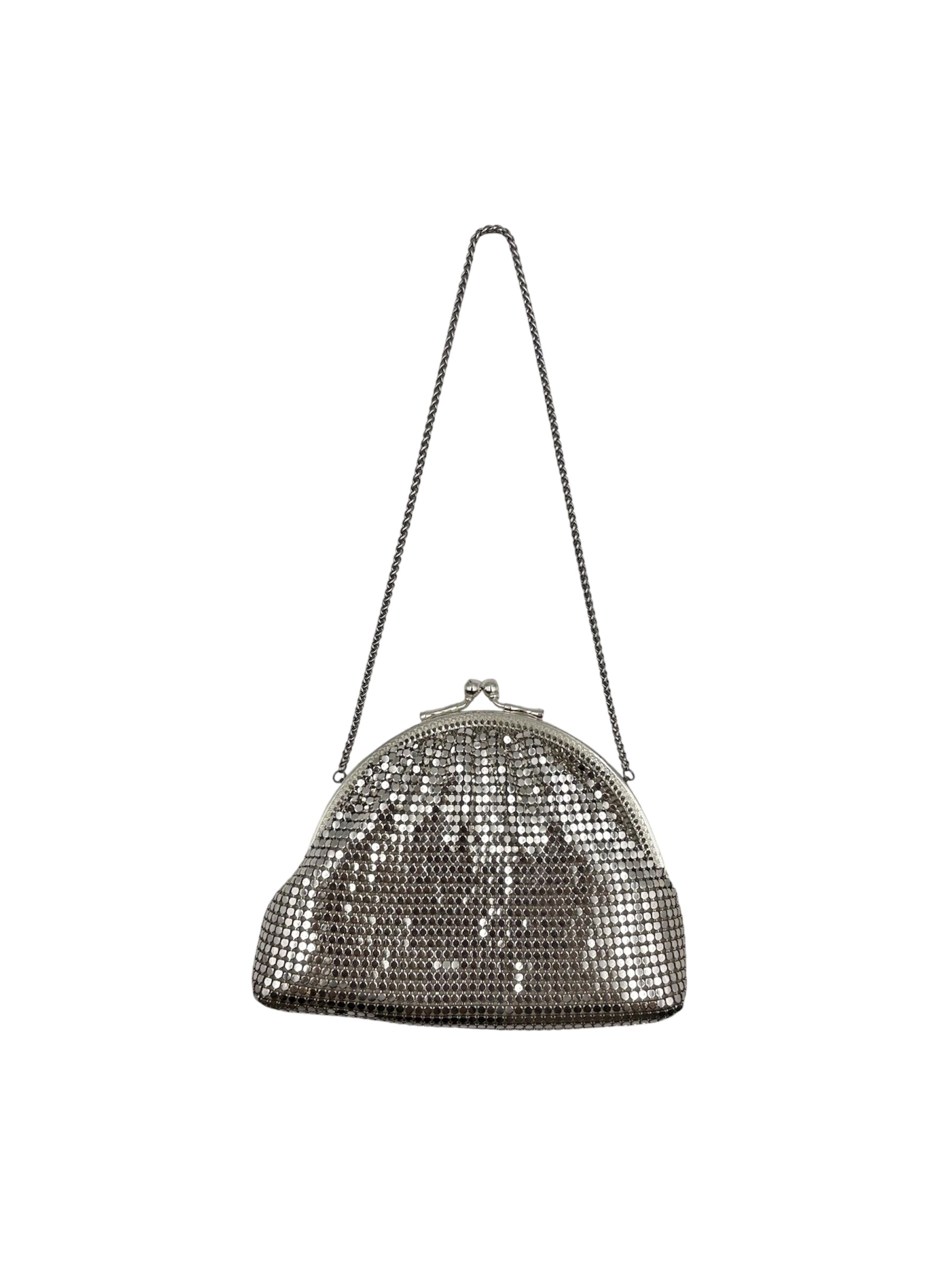 Vintage Silver Mesh Bag