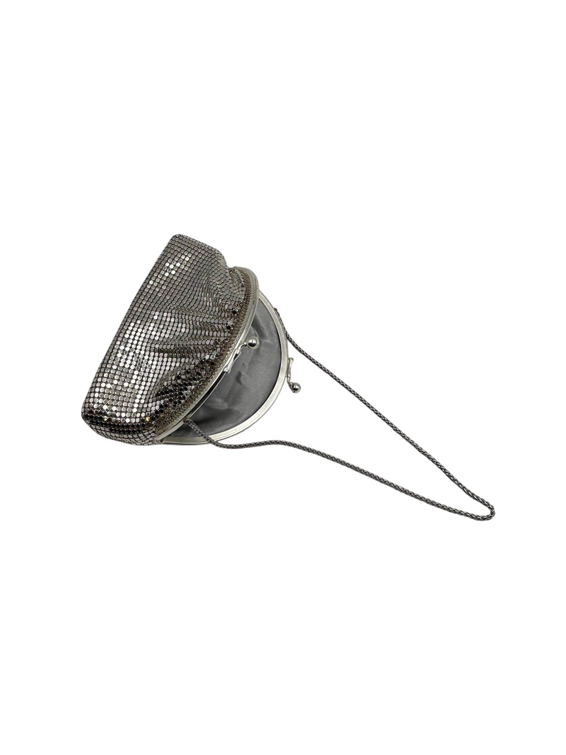 Vintage Silver Mesh Bag