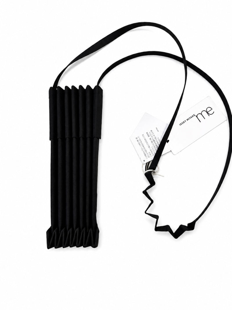 Issey Miyake Pleats Trunk Black Bag (2000)