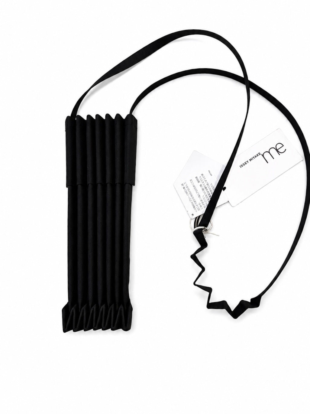 Issey Miyake Pleats Trunk Black Bag (2000)