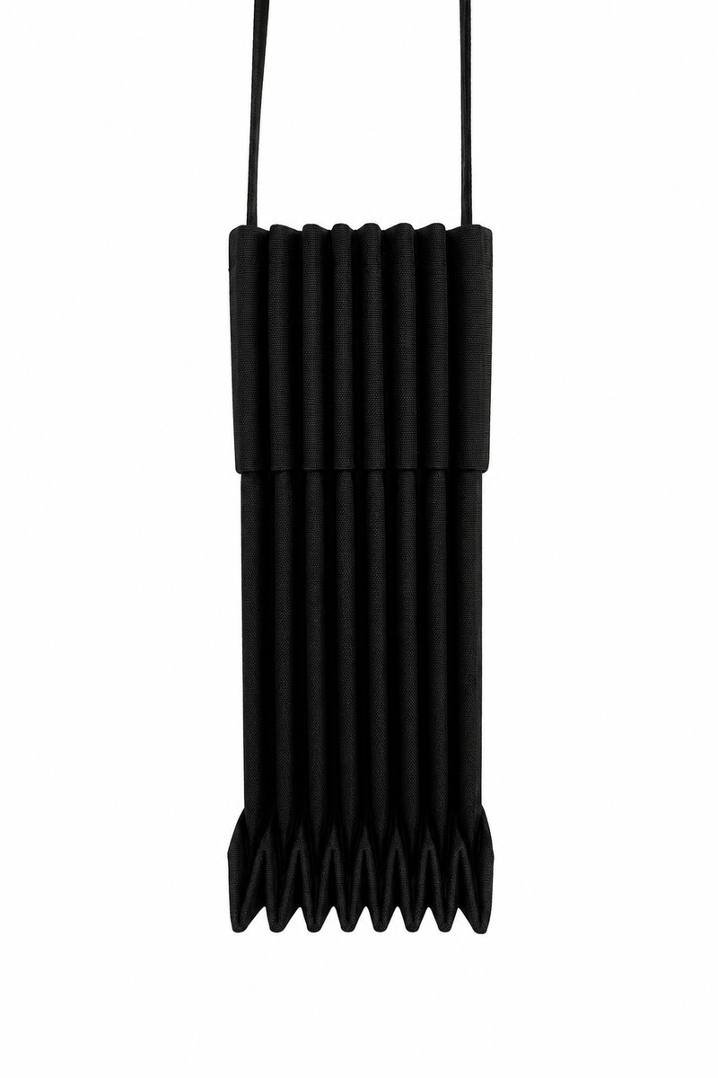 Issey Miyake Pleats Trunk Black Bag (2000)