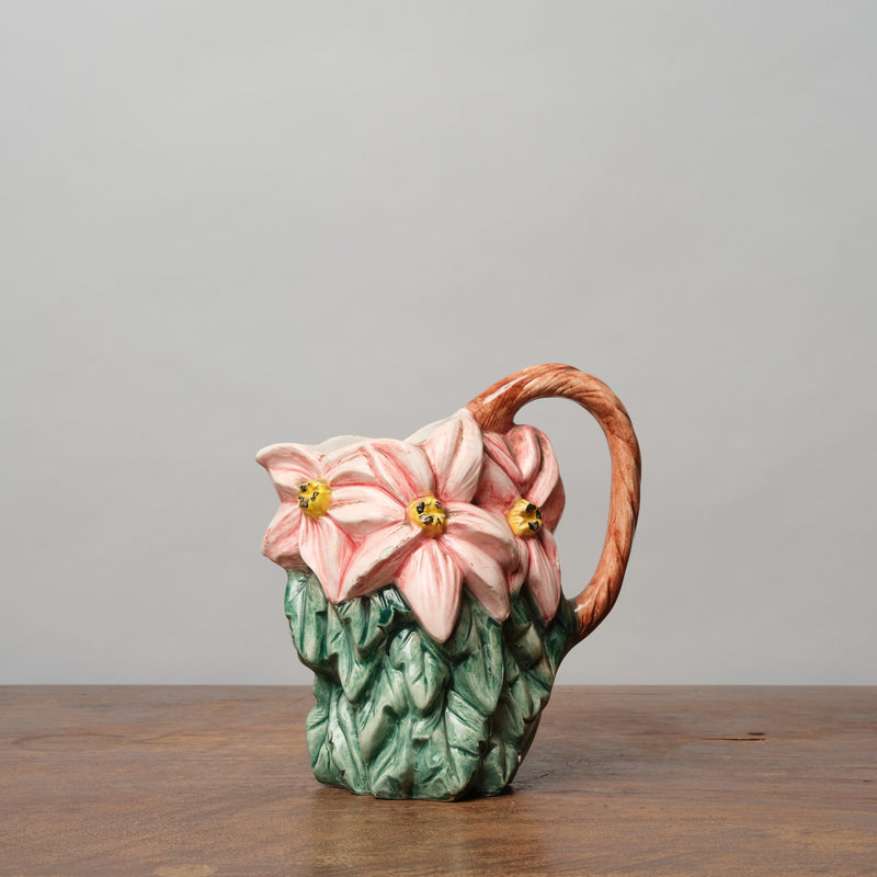 Vintage 1960's Italian Floral Pitcher