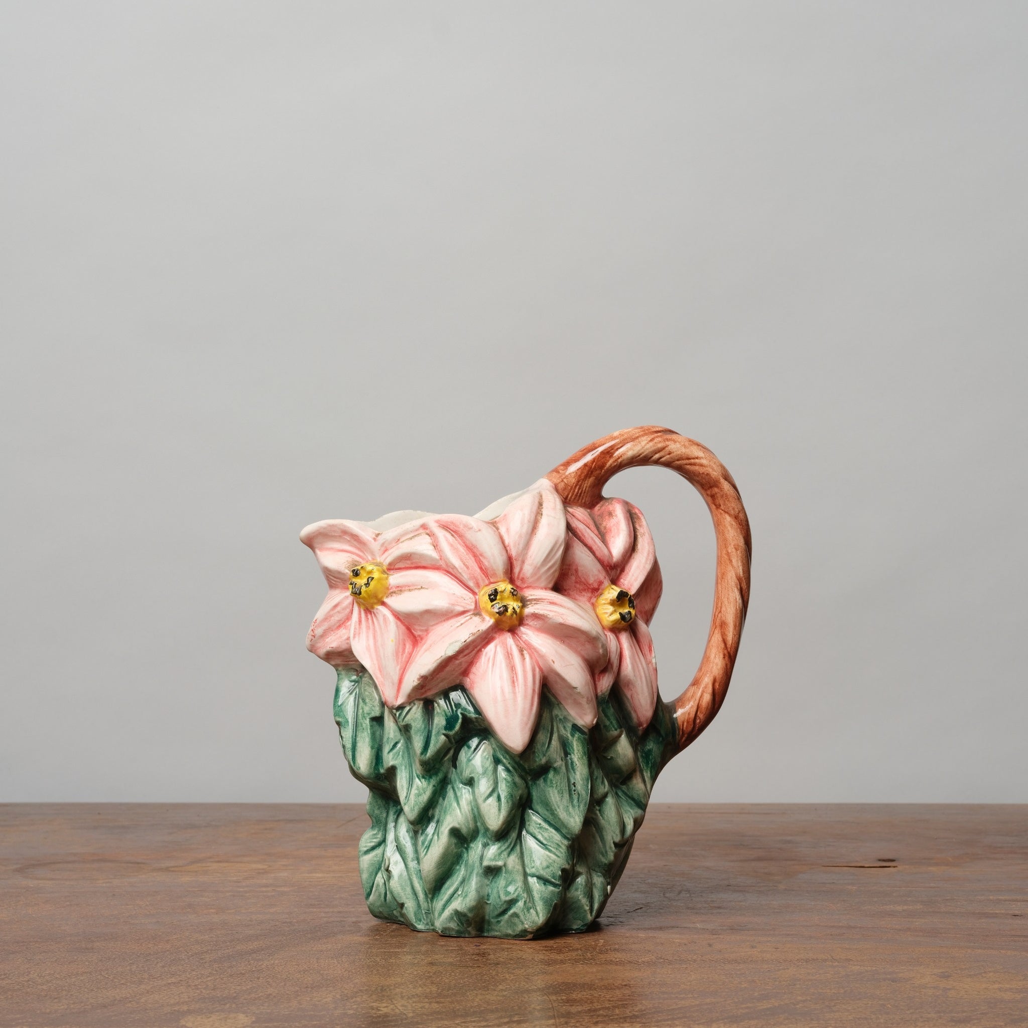 Vintage 1960's Italian Floral Pitcher