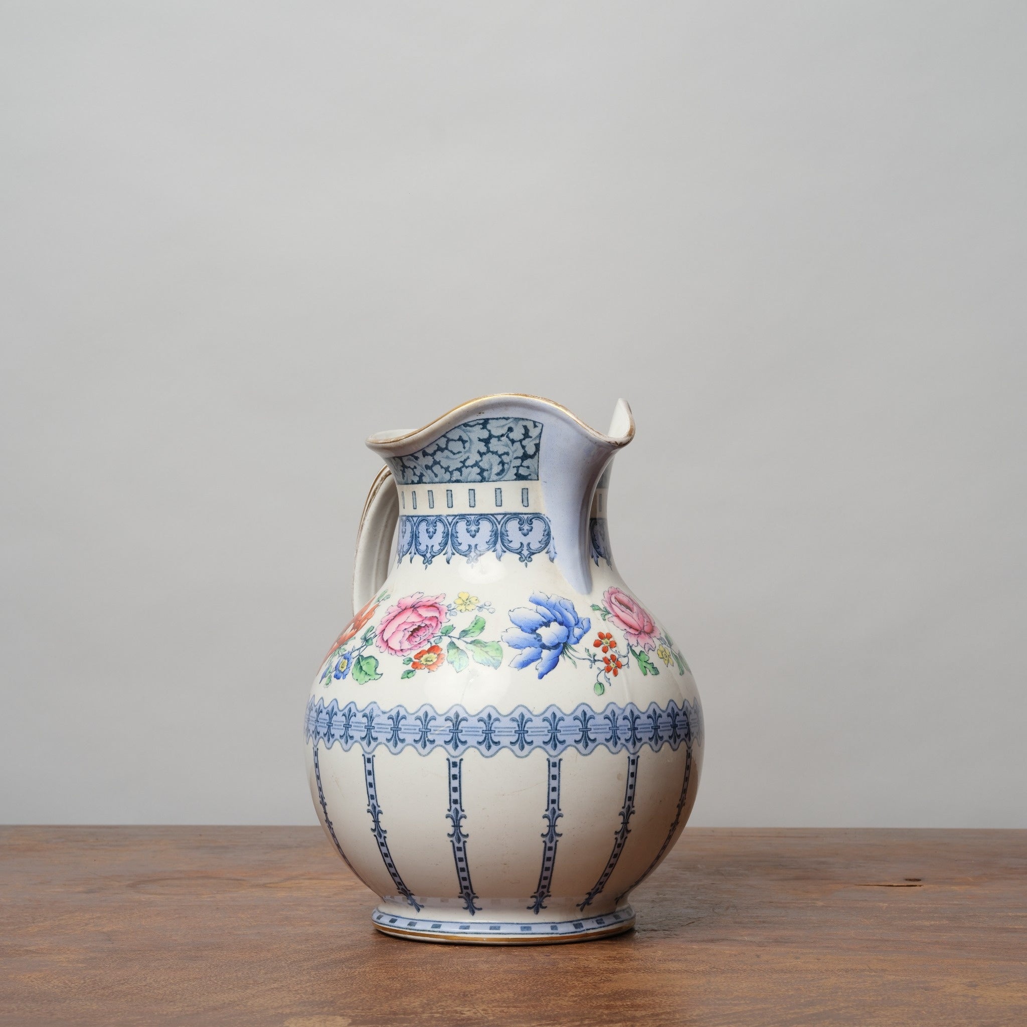 Vintage Hand-painted Jug - England