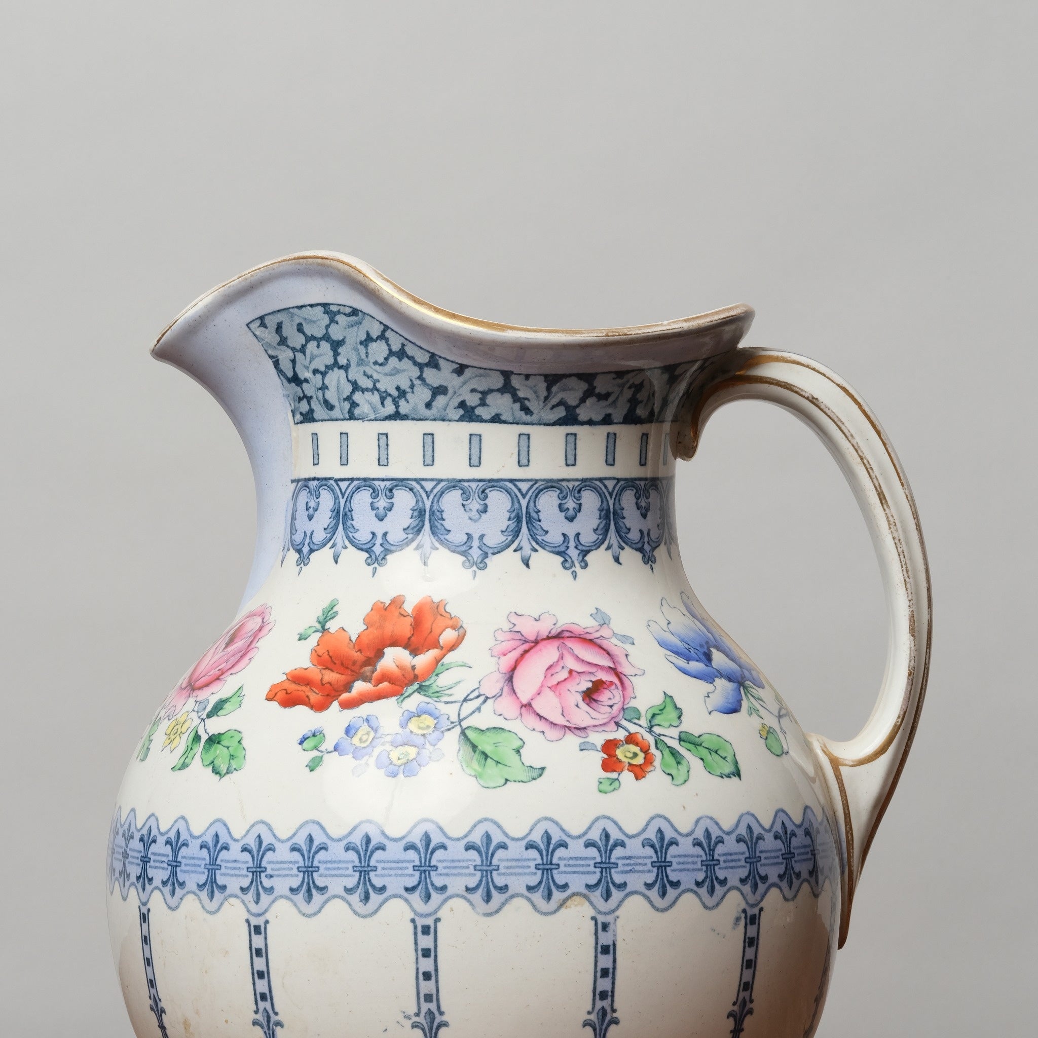Vintage Hand-painted Jug - England